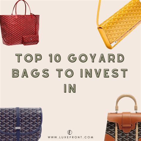 goyard pricing 2023|goyard bags price list.